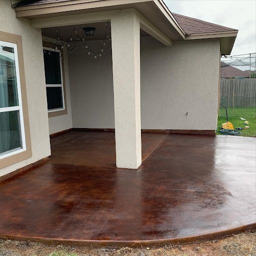 Acid Stained Concrete for Keen Decorative Concrete in Corpus Christi, TX