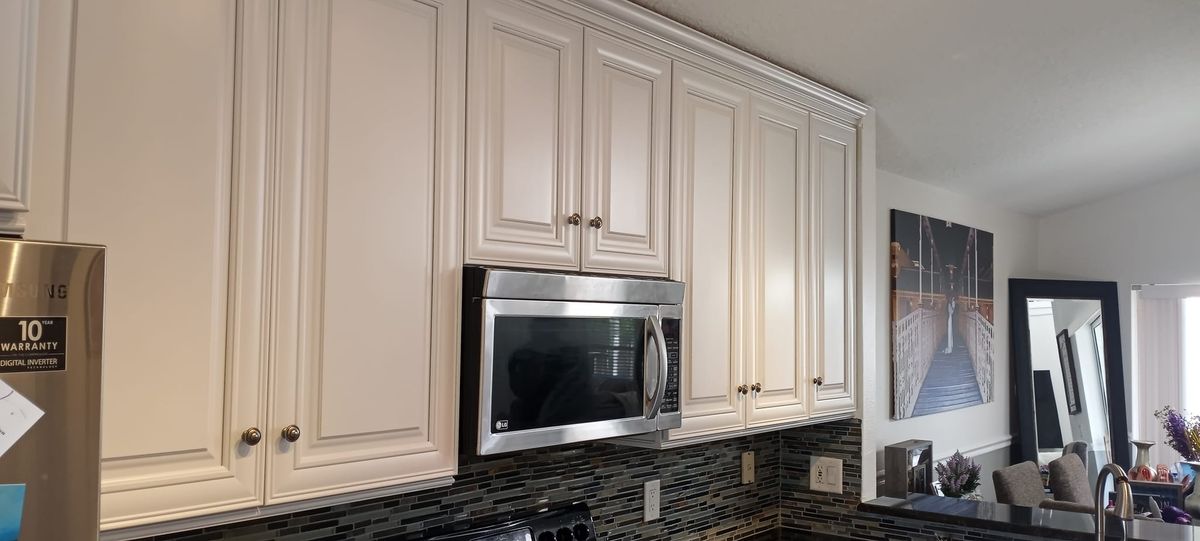 Kitchen and Cabinet Refinishing for Bradley Bradshaw Painting in Christmas, FL