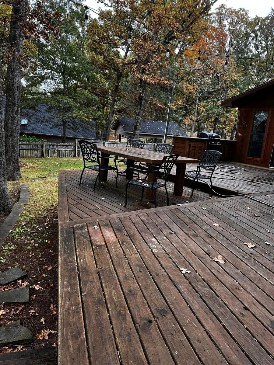 Deck & Patio Installation for White's Contracting LLC in Mount Pleasant, Texas