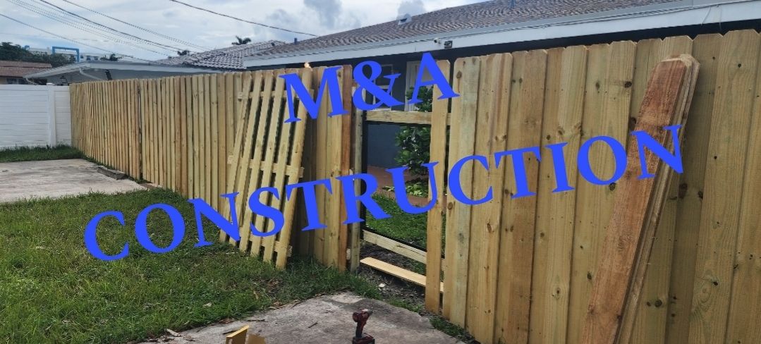 Fencing for M&A Construction in Southwest Ranches, FL