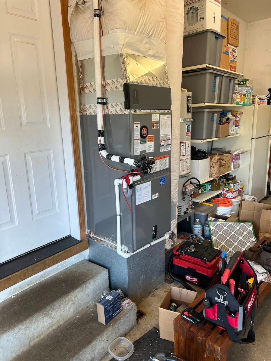 Installation of HVAC Systems for Creekside HVAC in Washougal, WA