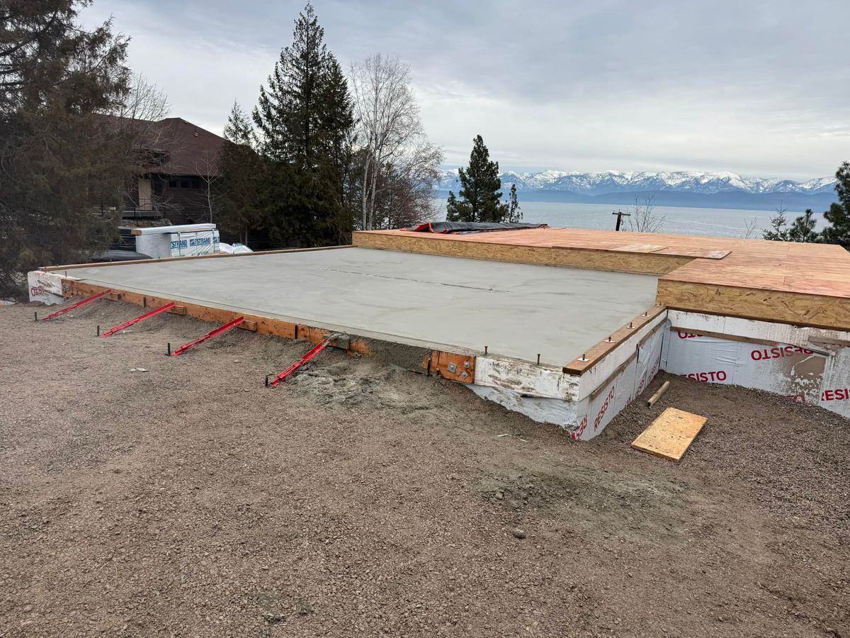 Foundations for Montana Concrete Creations in Bigfork, MT
