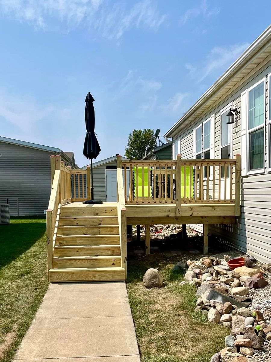 Deck & Patio Installation for Chapman Surfaces Tile & Remodeling in Milan, MI