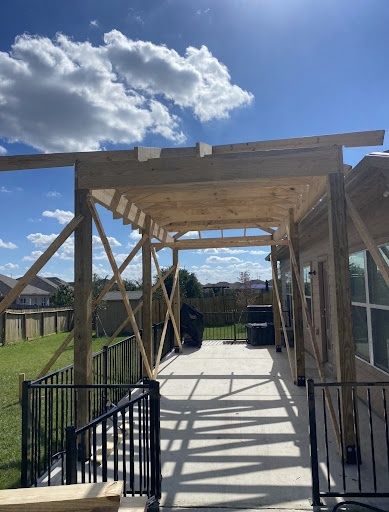 Patios and Pergolas for B.E.Z. Carpentry in Austin, TX