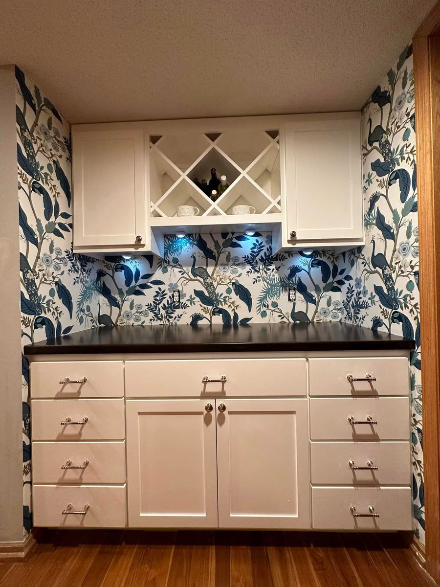 Kitchen and Cabinet Refinishing for Distinctive wallcovering & painting  in Minneapolis, MN