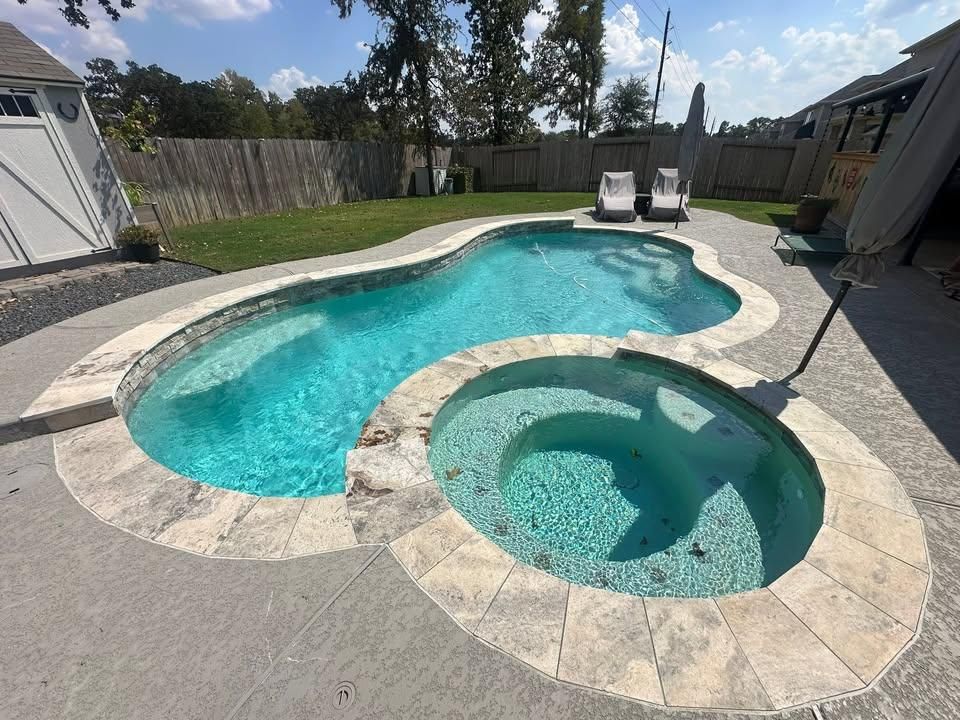 Pool Deck Paving for 123 Pool Renovations in Houston, TX