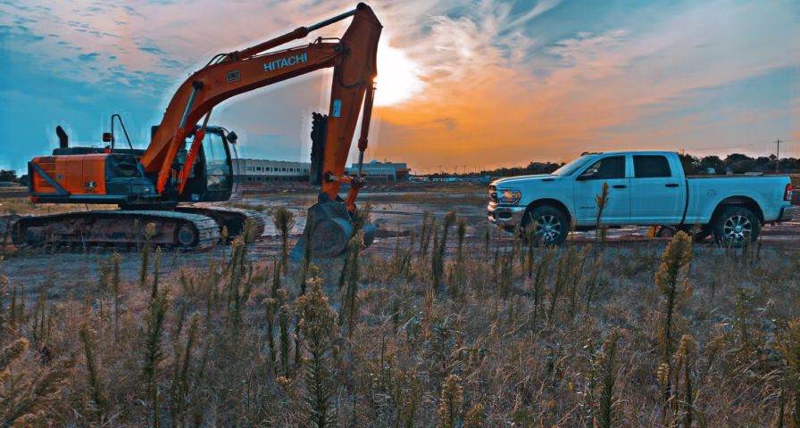 Commercial Excavation for Tyler Sand Gravel And Excavation in Ben Wheeler, TX