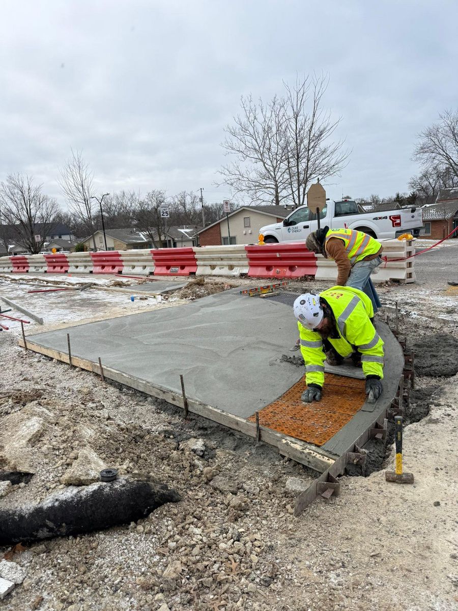 Porches, Patios, & Firepits for Whitfield Concrete Construction in Solsberry, IN