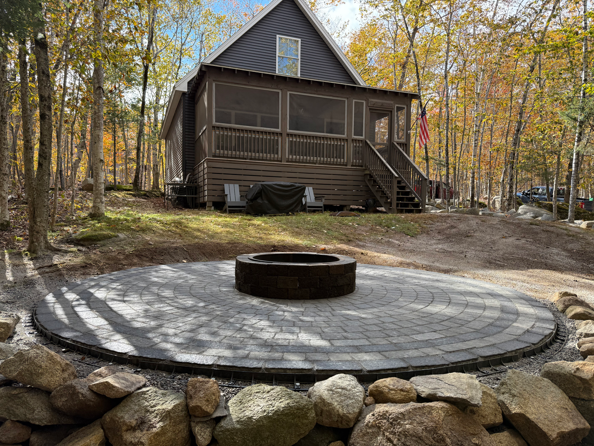 Custom Outdoor Spaces for Smythe’s Stonework & Masonry in Buxton, ME