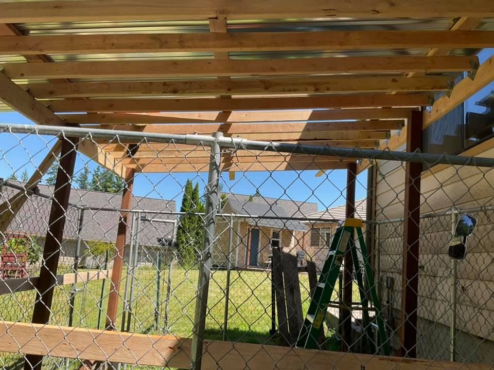 Framing for Kc's Crew of the PNW in Roy, WA