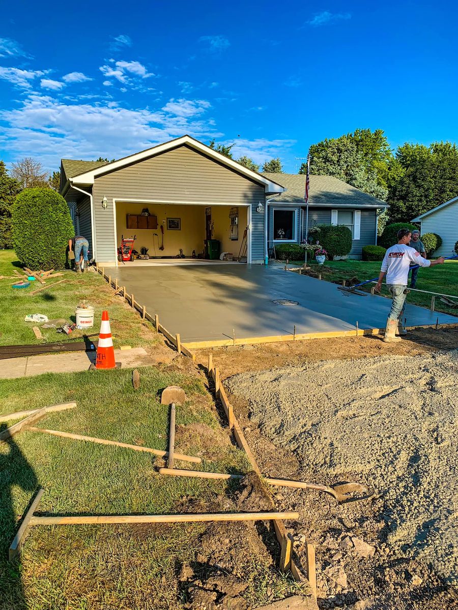 Patio Design & Installation for Kurth Concrete in Hebron, IL