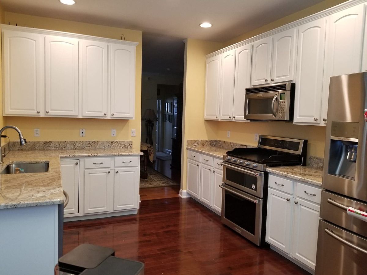 Kitchen and Cabinet Refinishing for J-MARKS Custom Painting in Deptford Township, NJ