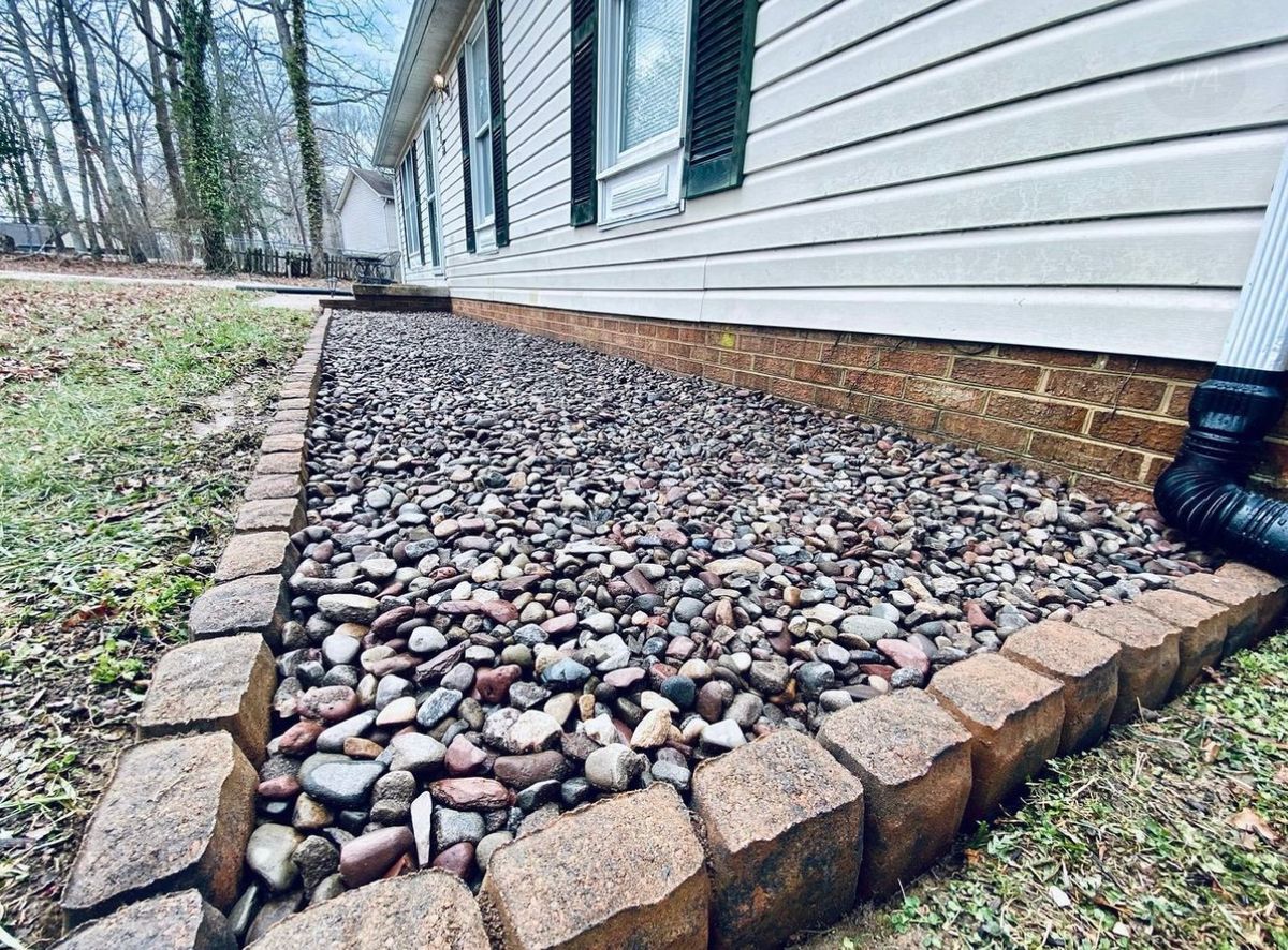 Rock Install for Nate's Property Maintenance LLC  in Lusby, MD