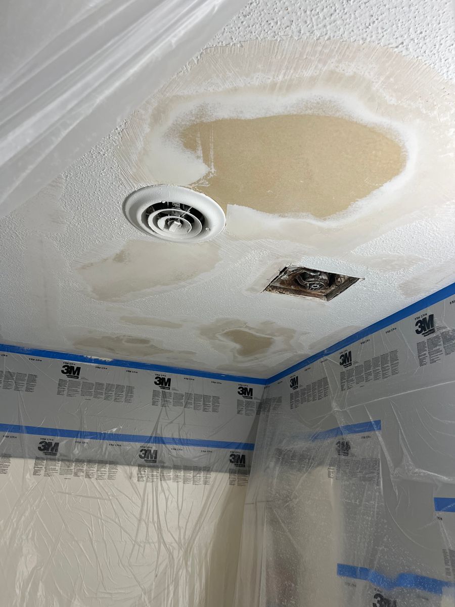 Sheetrock repairs for Susan's Painting in Greensboro, NC