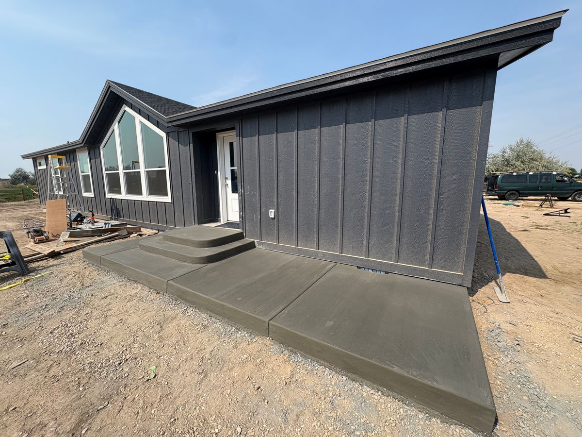 Patio Design & Installation for AMF Concrete Construction in Boise, ID