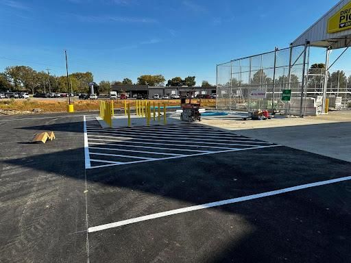 Parking Lot Striping for Straight Line Striping in Little Rock, AR