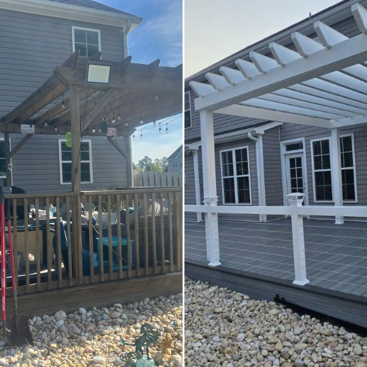 Deck & Patio Installation for Coastal Charm Remodeling in Swansboro, NC