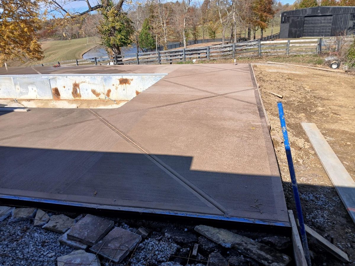 Concrete for Prater's Custom Concrete in Corbin, KY