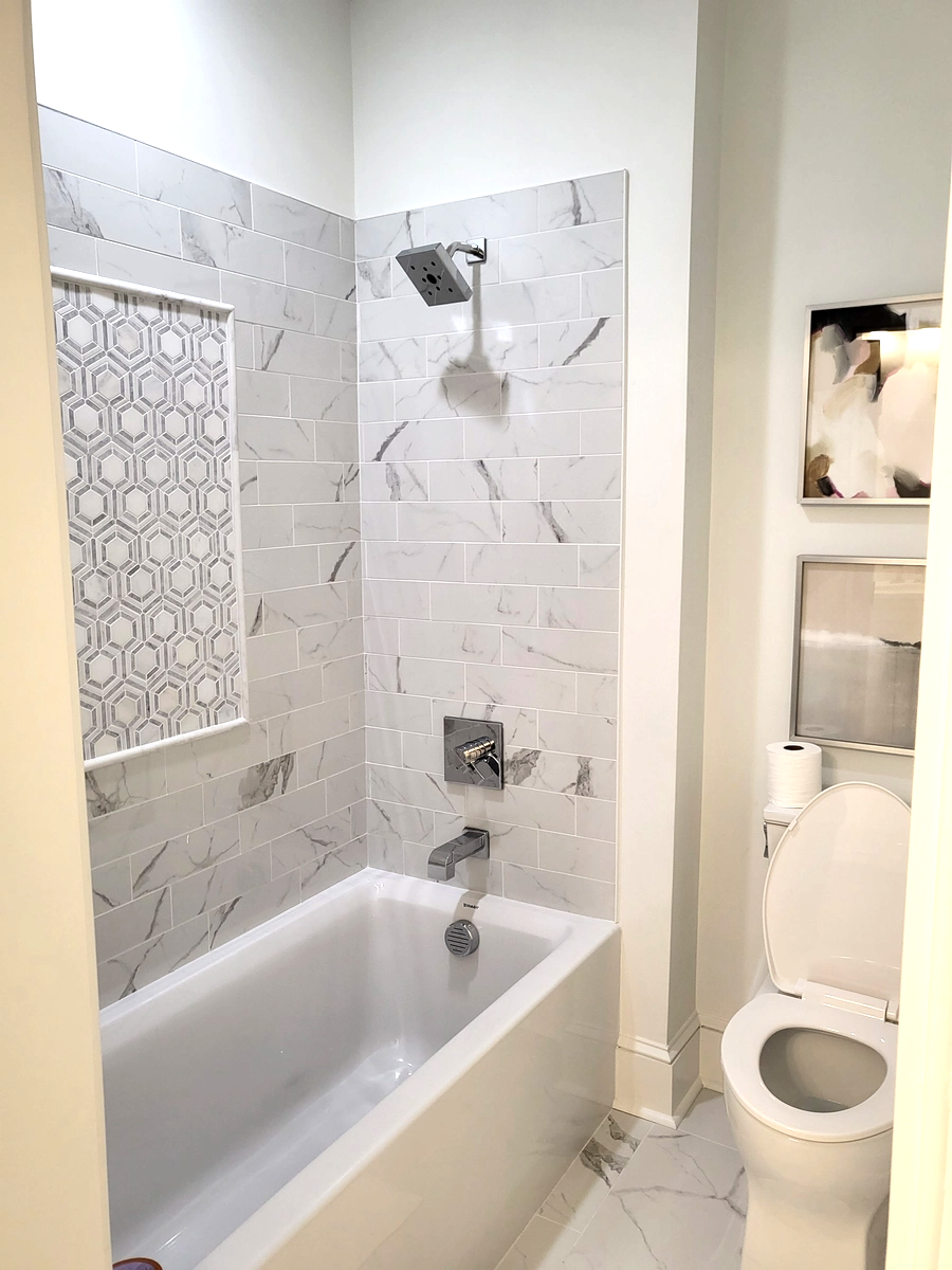 Bathroom Renovation for Wind Rose Construction in Raleigh, NC