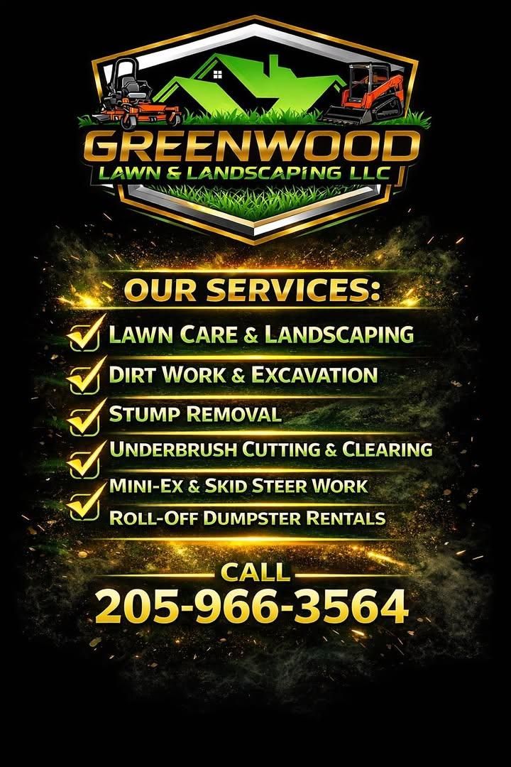 Skid Steer Work for Greenwood Lawn & Landscaping LLC in Talladega, Alabama