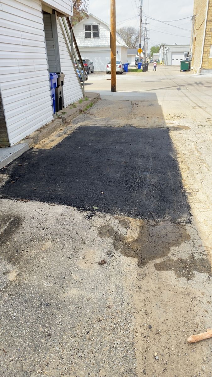 Driveway Install for TDC Excavating in Dubuque, IA