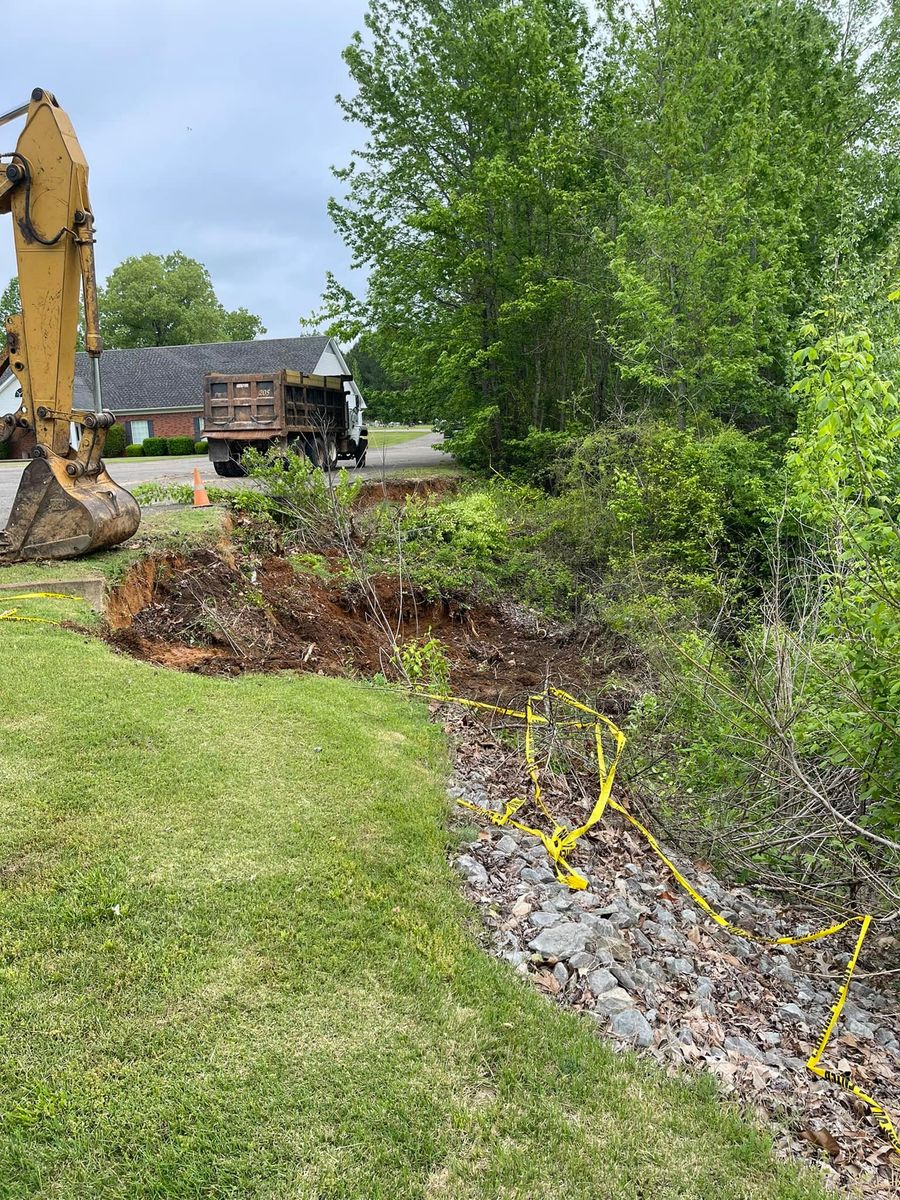 Skid Steer Work for Maness Trucking & Excavation in Lexington, TN