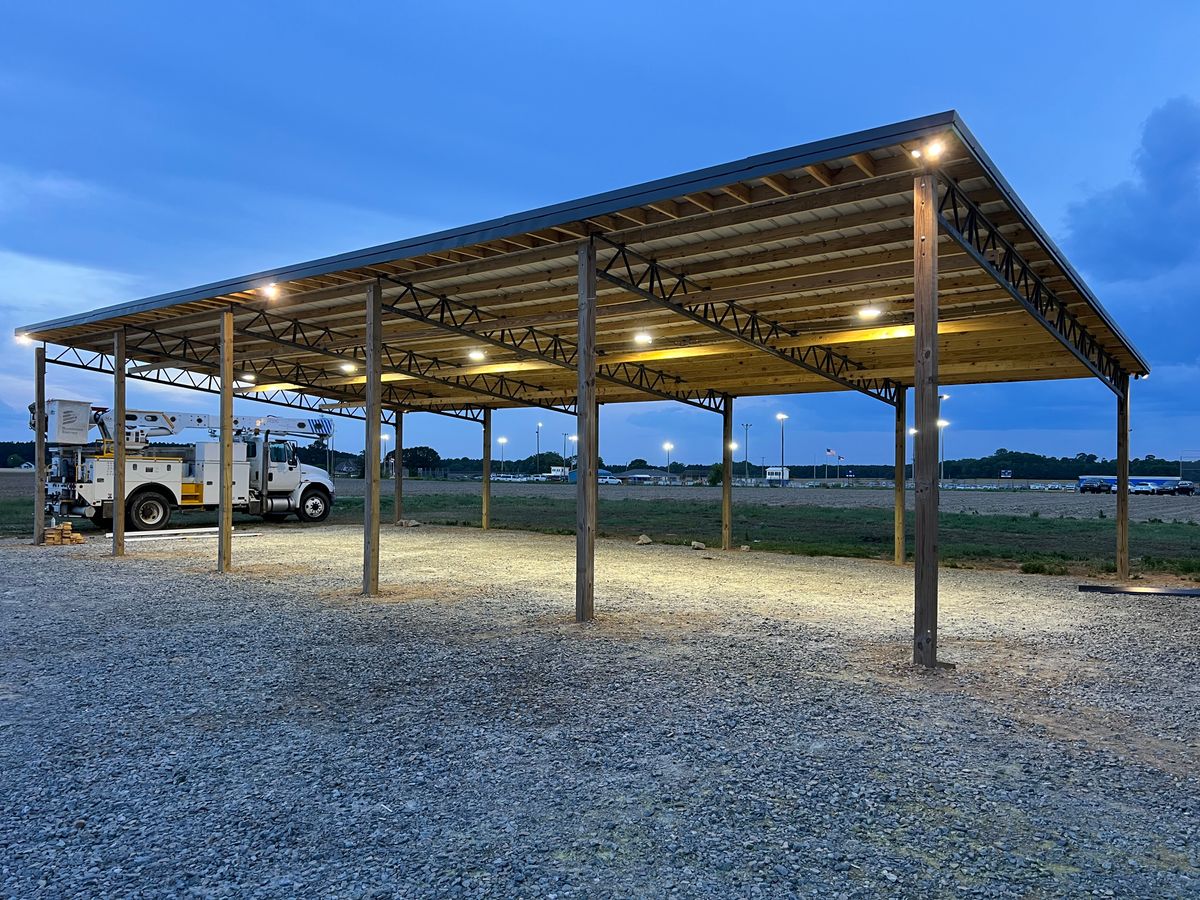 Open Pole Barn for NC Property Works, LLC in Johnston County, NC