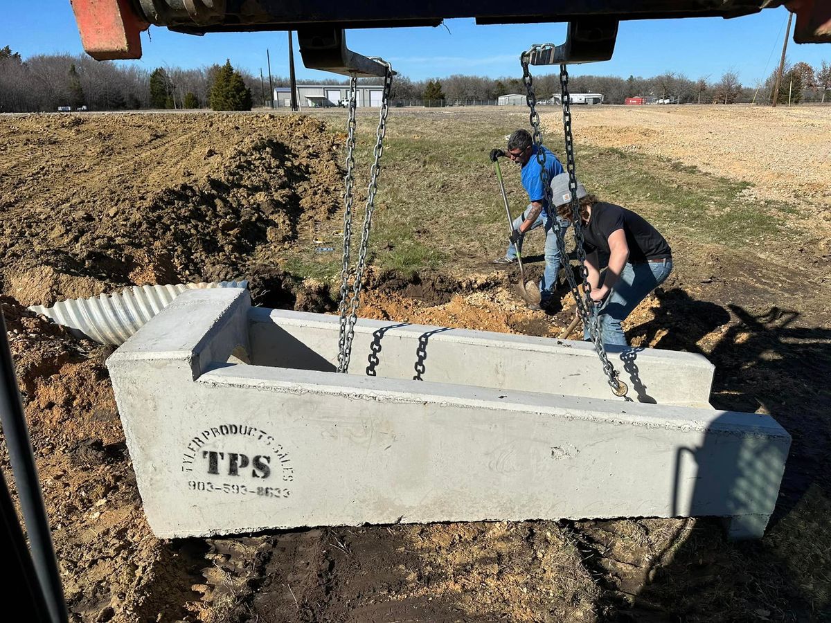 Culverts for BR Construction LLC in Corsicana, TX