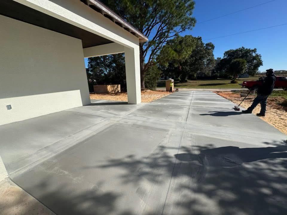 Site Preparation for All Phases Decorative Concrete in Sebring, FL