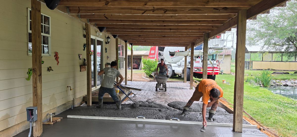 Patio Design & Construction for Southern Boys Concrete LLC in   Hosford, FL