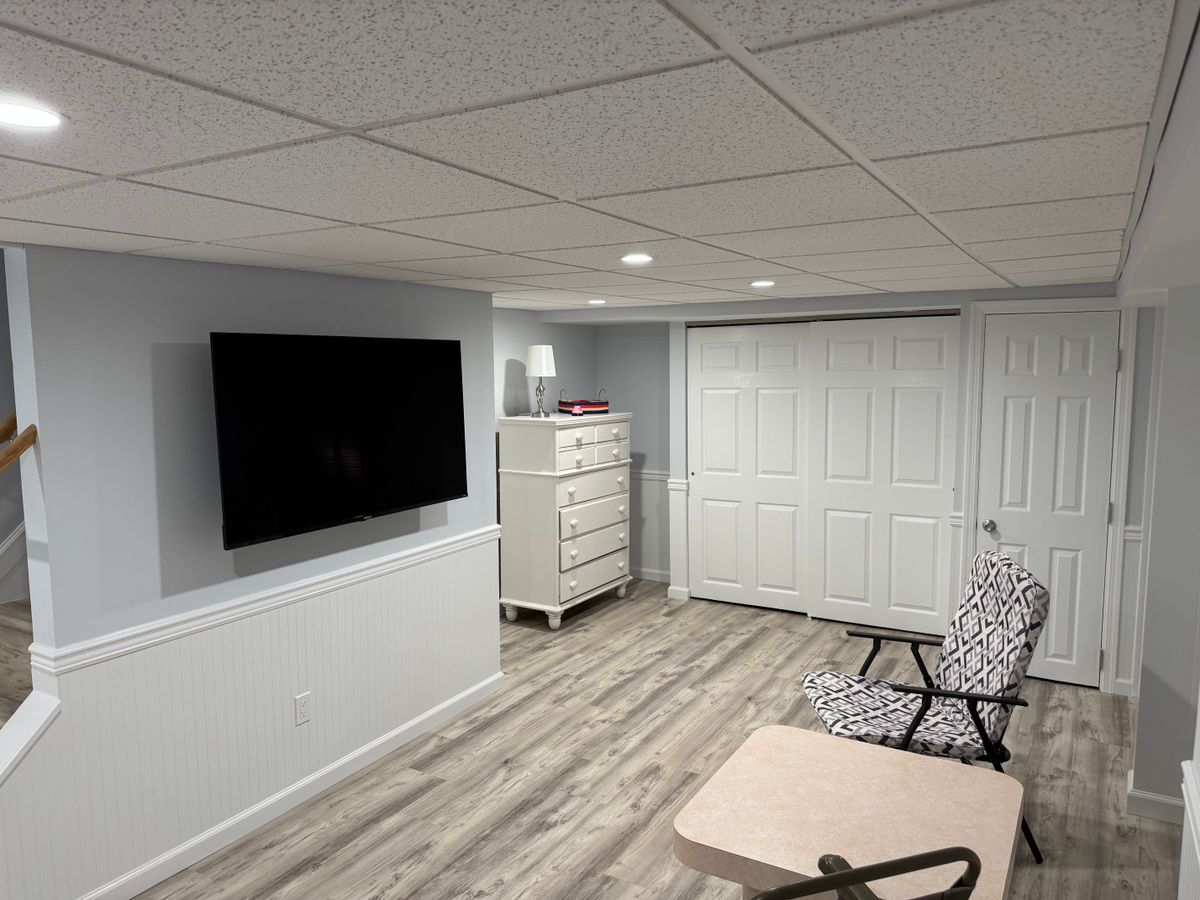 Basement Renovation for Make It Right Contracting in East Hampton, NY
