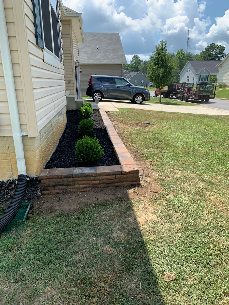 Hardscaping for Hurley's Cutz in Saint Leonard, MD
