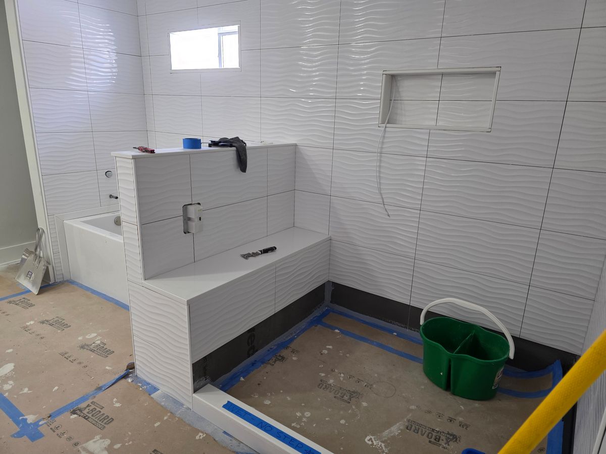 Tile Installation for GVL Renovations in Greenville, SC