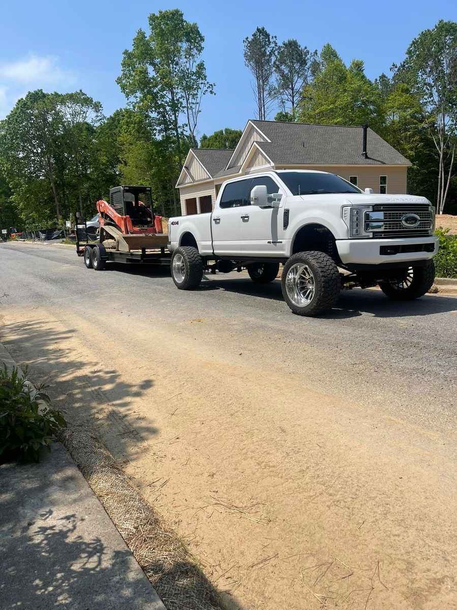 Hauling for Cline's Land Management in Dalton, GA