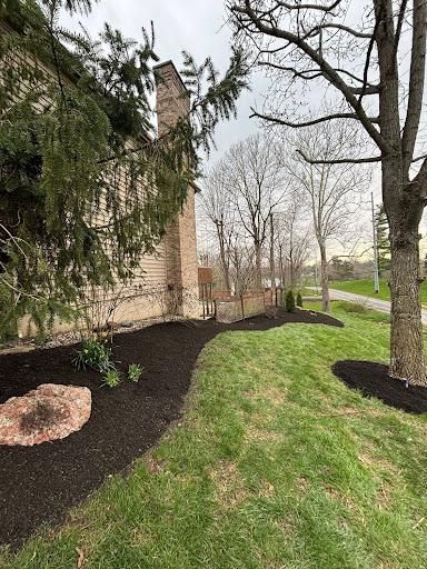 Mulch Installation for Chapman's Lawncare and Landscaping in Connersville, IN