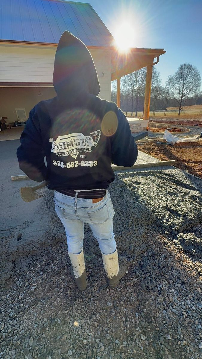 Concrete Slab Construction for DMGZ Concrete in Winston-Salem, NC