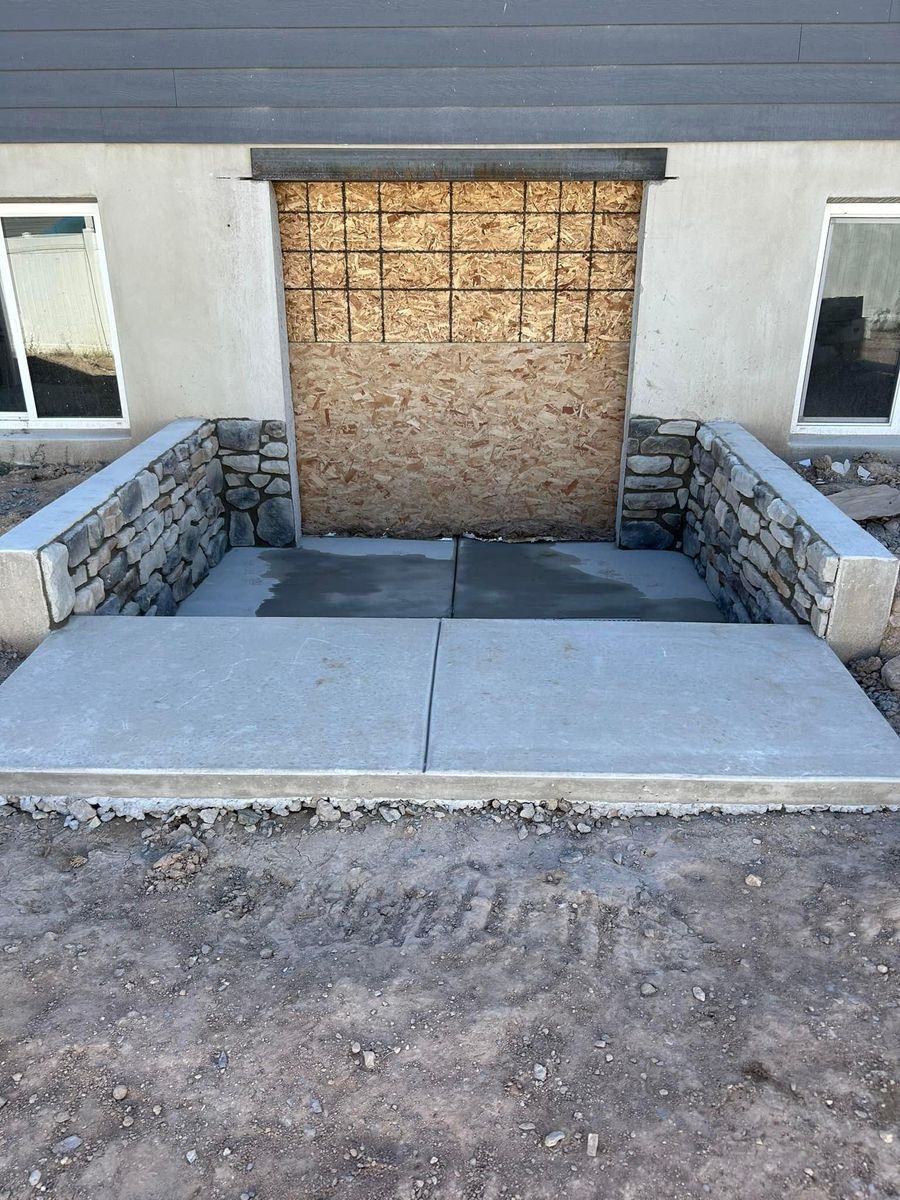 Cinder Block Walls for Hifo Construction in Spanish Fork, UT