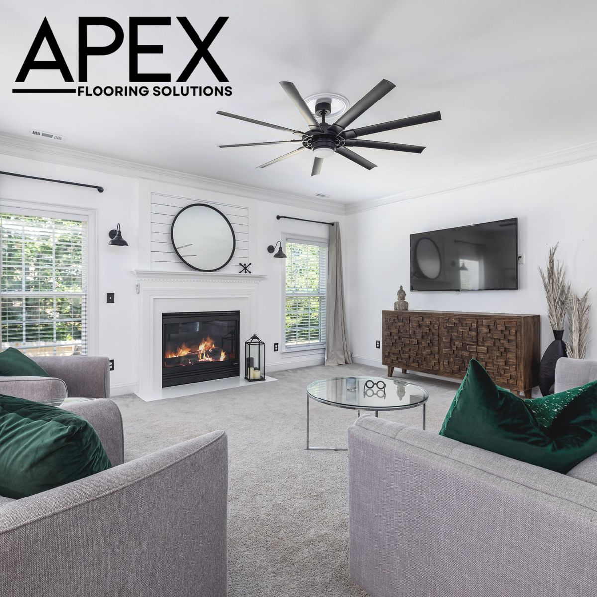 Carpet Installation and Replacement for Apex Flooring Solutions in Sidney, ME