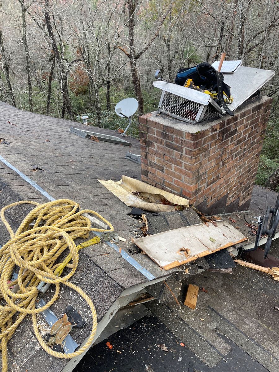 Chimney Replacement for RJ Roofing of WNC in Brevard, NC