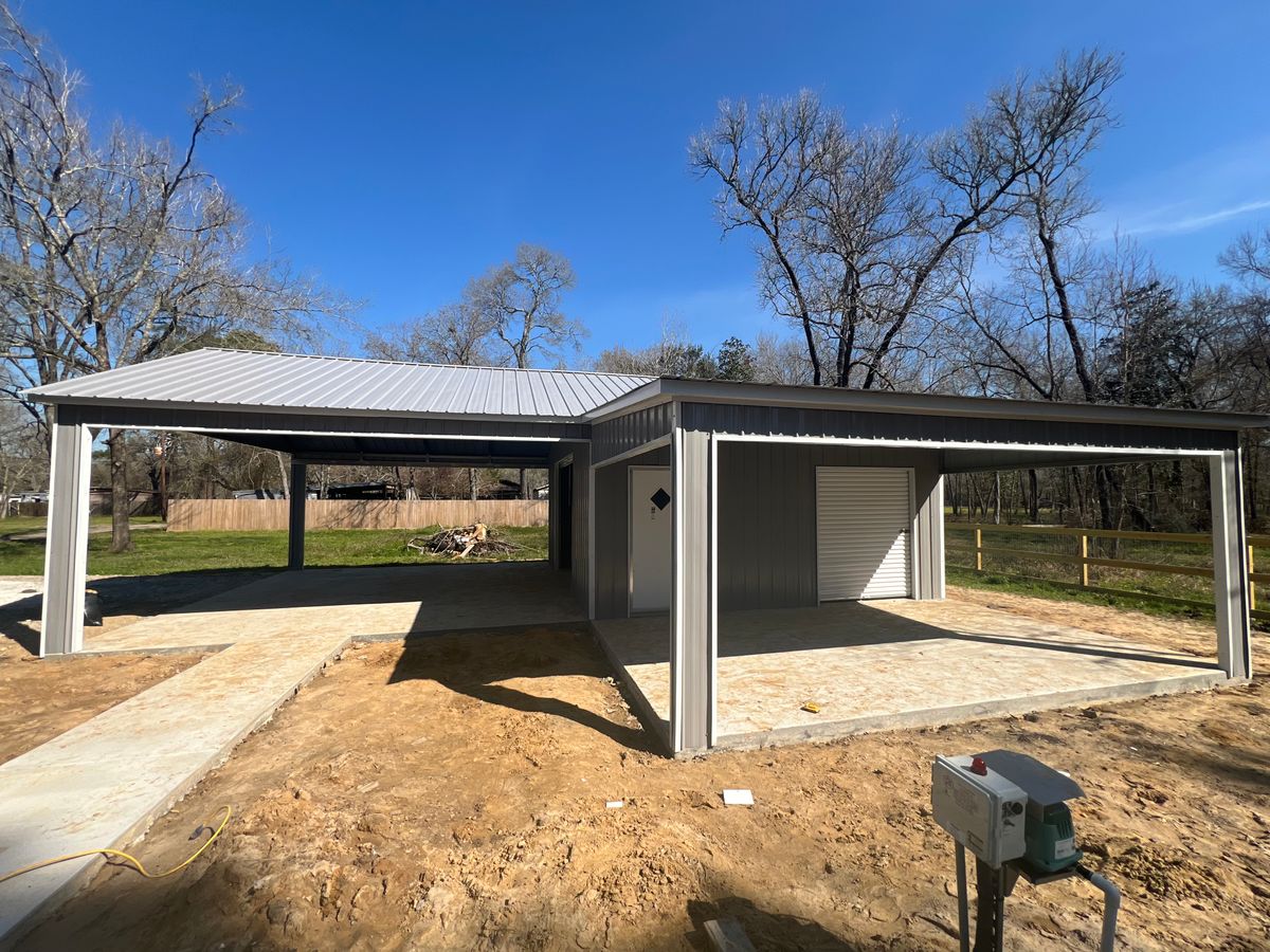Red Iron Buildings for On-Site Buildings in Vidor, TX
