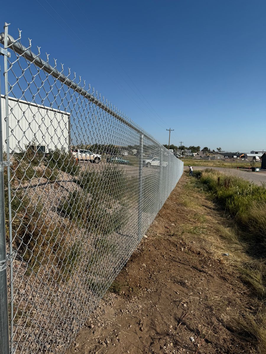 Fence Installation for DS Industries in Gillette, WY