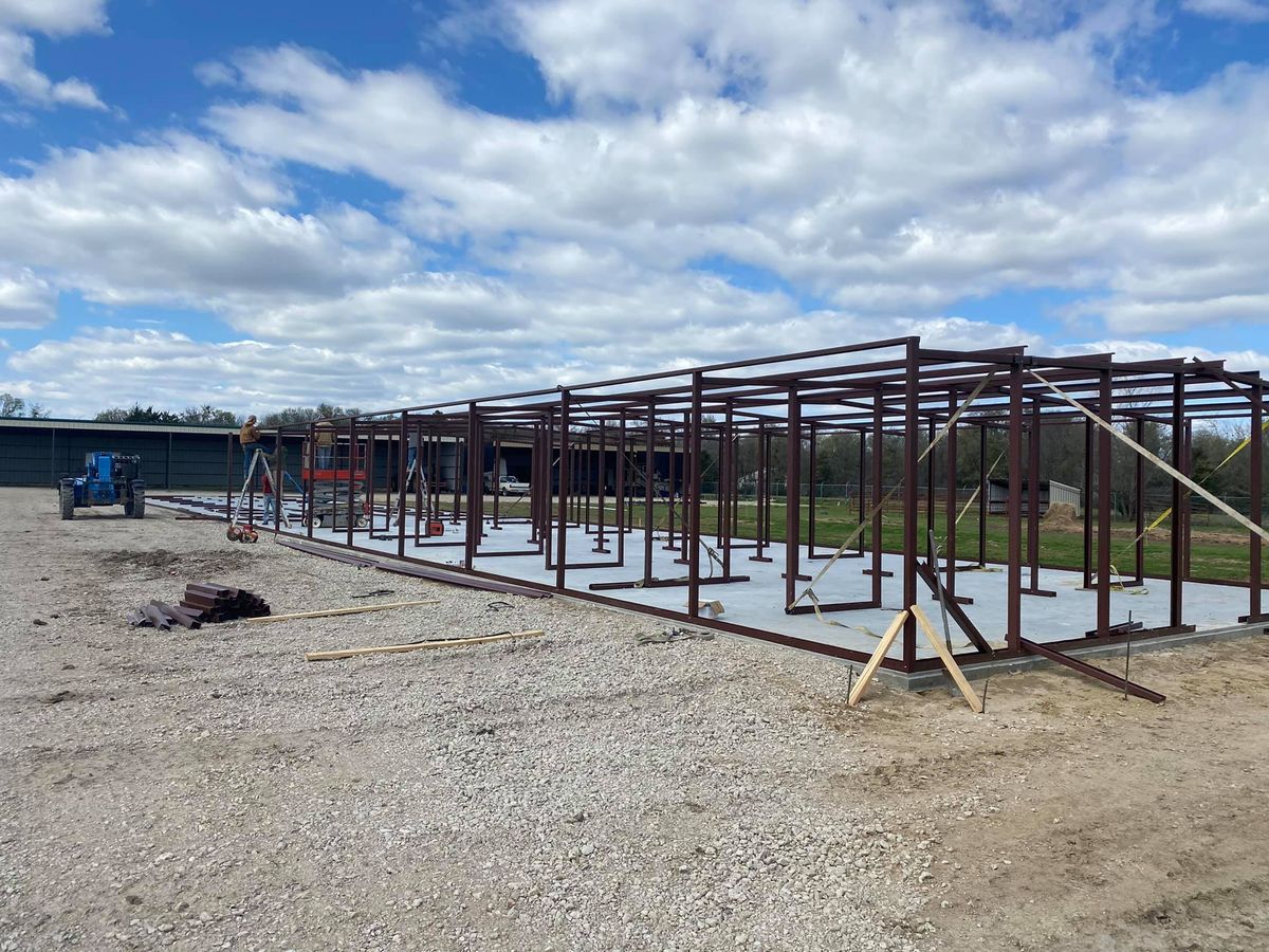 Metal Structures and Sheds for T & C Metal Builders in Northeast, TX