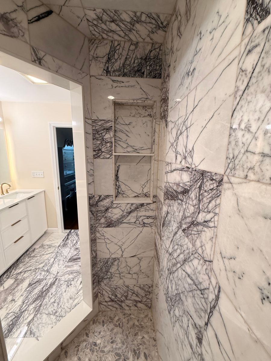 Bathroom renovations for Bassett Construction LLC in Groveland, MA