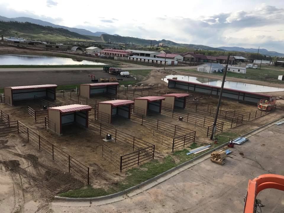 Riding Arena Construction for Dittus Construction in Loveland, CO