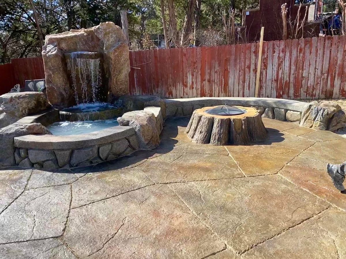 Stamped Concrete for Majestic Custom Concrete in Colorado Springs, CO