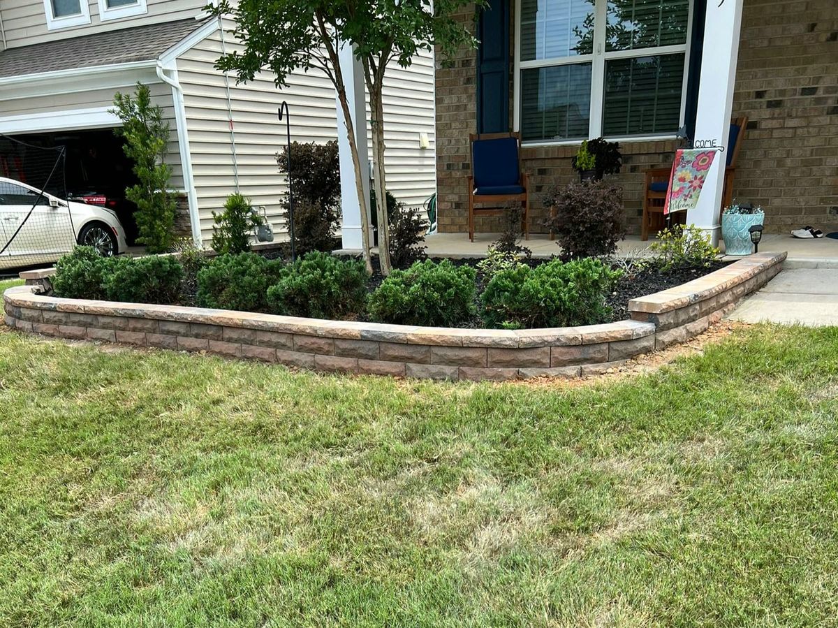 Landscape Installation for JD Hardscapes & Landscaping LLC in Shelby, NC