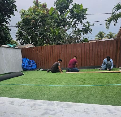 Artificial Turf Install for Swaby's Handyman Services LLC in Florida City, FL