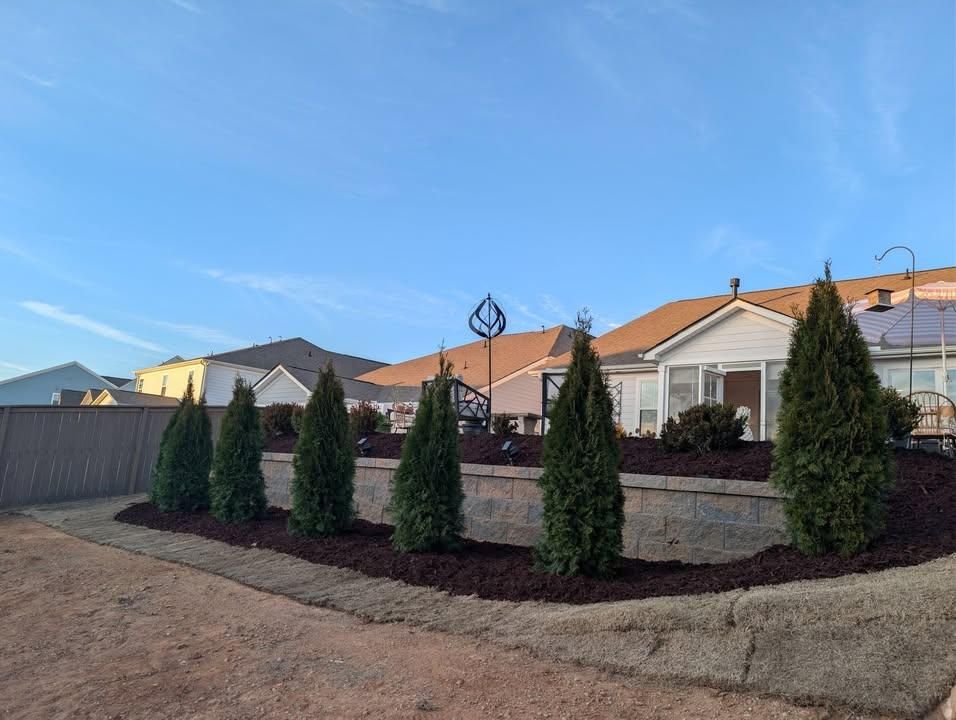 Retaining Wall Construction for Cody’s Lawn & Landscape in Greer, SC