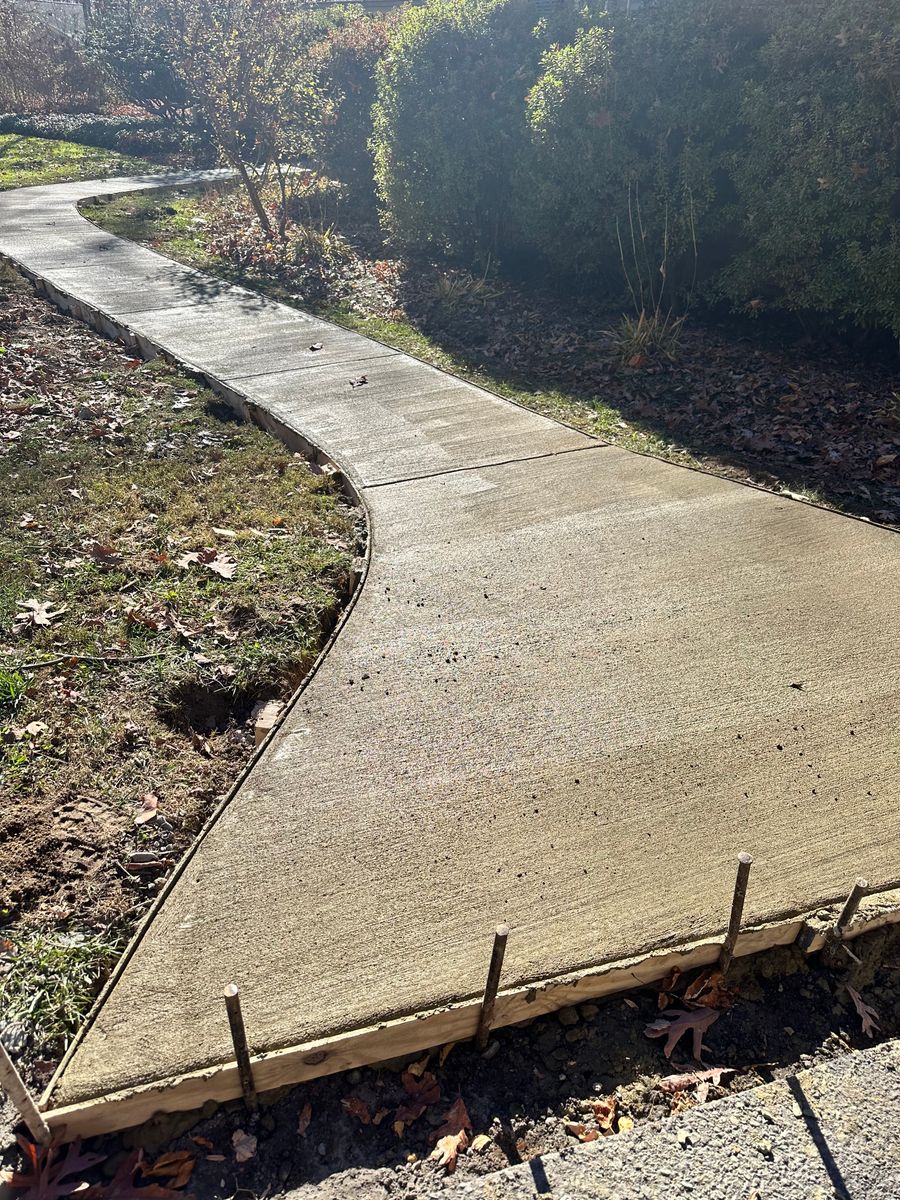 Walkway Construction for Matteo Hardscapes in Towson,  MD