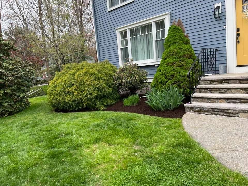 Mulch Installation for D.S. Landscaping & Construction in Lynn, MA